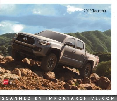 2019 Toyota Brochure Cover