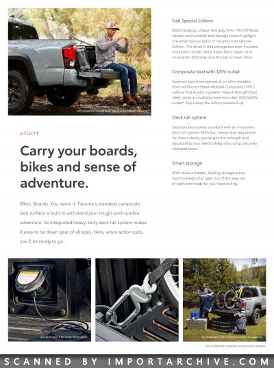 thumbnail image 2 of 2016 Toyota Tacoma Original Dealer Sales Brochure – 24 Pages, Like New Condition, Collector's Item 2 of 4