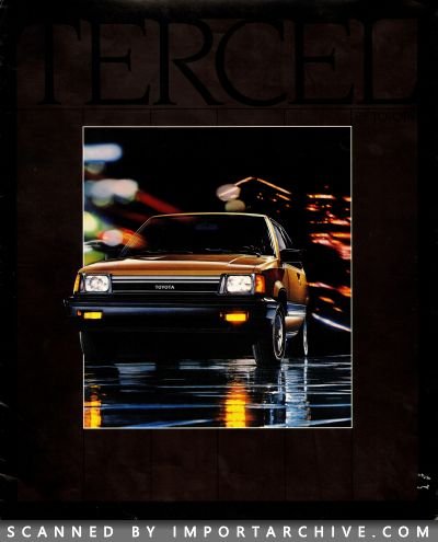 1983 Toyota Brochure Cover