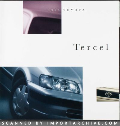 1995 Toyota Brochure Cover