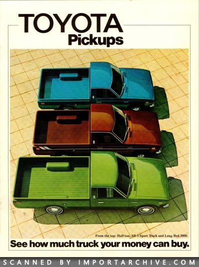 1975 Toyota Brochure Cover