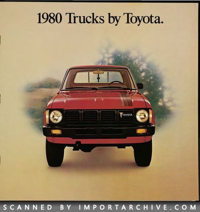 1980 Toyota Brochure Cover