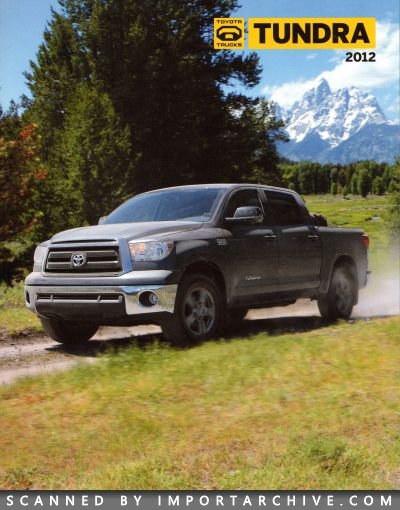 2012 Toyota Brochure Cover