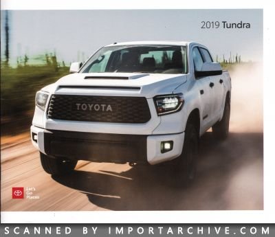 2019 Toyota Brochure Cover