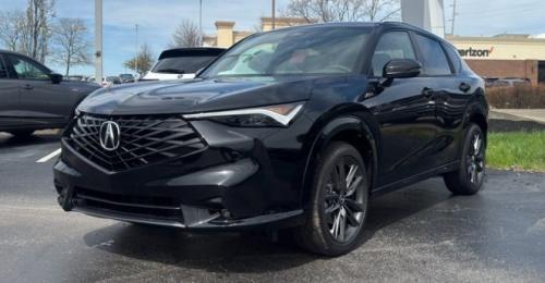 Photo of a 2025 Acura ADX in Crystal Black Pearl (paint color code NH731P)