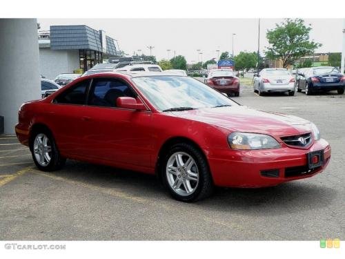Photo of a 2001-2003 Acura CL in San Marino Red (paint color code R94)