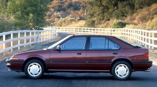 Photo of a 1988-1989 Acura Integra in Cardinal Red Metallic (paint color code R66M
