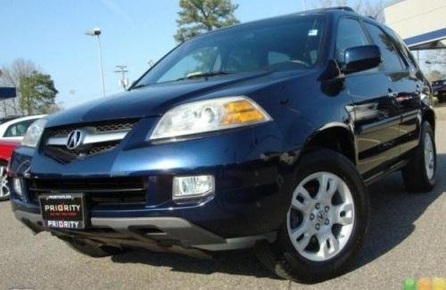 Photo of a 2003-2004 Acura MDX in Midnight Blue Pearl (paint color code B518P)