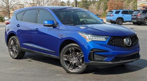 Photo of a 2019-2020 Acura MDX in Apex Blue Pearl (paint color code B621P
