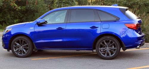 Photo of a 2019-2020 Acura MDX in Apex Blue Pearl (paint color code B621P