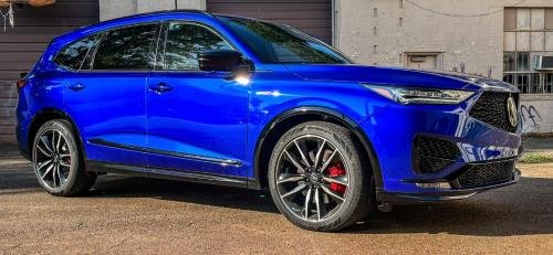 Photo of a 2022-2025 Acura MDX in Apex Blue Pearl (paint color code B621P