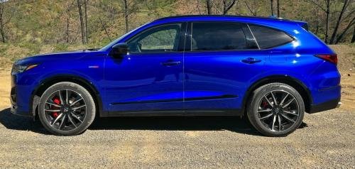Photo of a 2022-2025 Acura MDX in Apex Blue Pearl (paint color code B621P