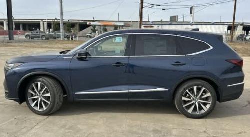 Photo of a 2025 Acura MDX in Canyon River Blue Metallic (paint color code B640M)