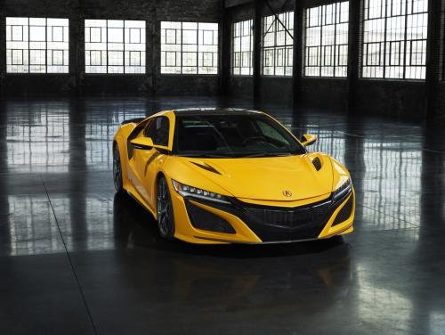 Photo of a 2020-2022 Acura NSX in Indy Yellow Pearl (paint color code Y84P