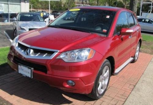 Photo of a 2007-2008 Acura RDX in Moroccan Red Pearl (paint color code R528P)