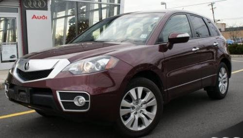 Photo of a 2009-2011 Acura RDX in Basque Red Pearl (paint color code R530P)