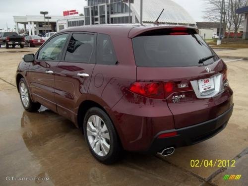 Photo of a 2012 Acura RDX in Basque Red Pearl II (paint color code R548P