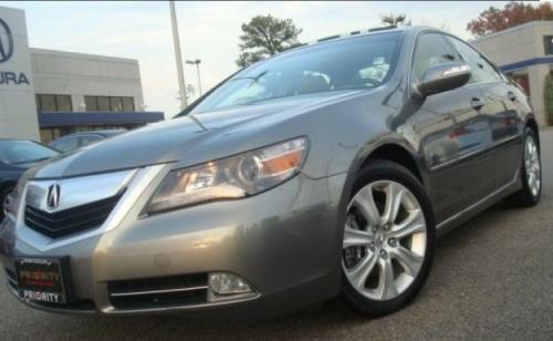 Photo of a 2009-2010 Acura RL in Silver Jade Metallic (paint color code NH750M)