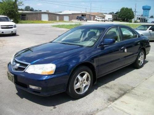 Photo of a 2002-2003 Acura TL in Eternal Blue Pearl (paint color code B96P)