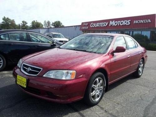 Photo of a 1999-2003 Acura TL in Firepepper Red Pearl (paint color code R507P)