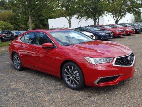 Photo of a 2017-2019 Acura TLX in San Marino Red (paint color code R94)