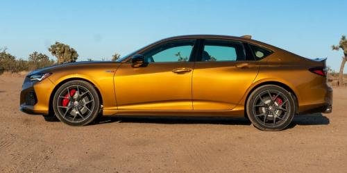 Photo of a 2021-2024 Acura TLX in Tiger Eye Pearl (paint color code YR651P