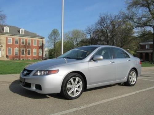 Photo of a 2004-2005 Acura TSX in Satin Silver Metallic (paint color code NH623M