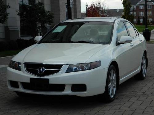Photo of a 2008 Acura TSX in Premium White Pearl (paint color code NH624P)