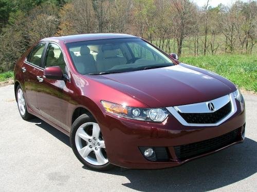 Photo of a 2009-2012 Acura TSX in Basque Red Pearl (paint color code R530P)
