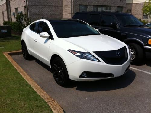 Photo of a 2012 Acura ZDX in Aspen White Pearl II (paint color code NH814P)