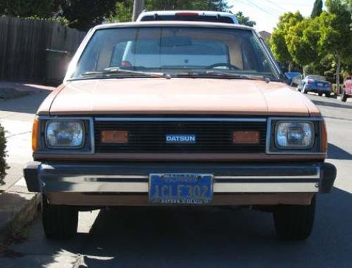 Photo of a 1981 Datsun 210 in Mesa Tan (paint color code 921