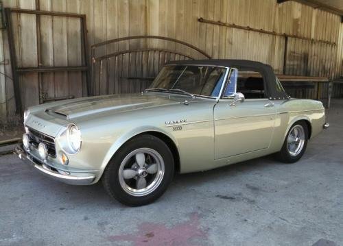 Photo of a 1963 Datsun Sports in Beige Gray Metallic (paint color code 531B)