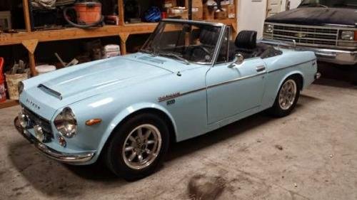 Photo of a 1968 Datsun Sports in Sora Blue (paint color code 563)