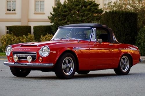 Photo of a 1967-1970 Datsun Sports in Spanish Red (paint color code 664)