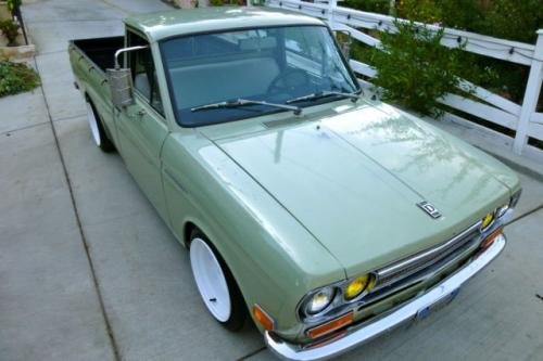 Photo of a 1968 Datsun Truck in Gray Green (paint color code 546)