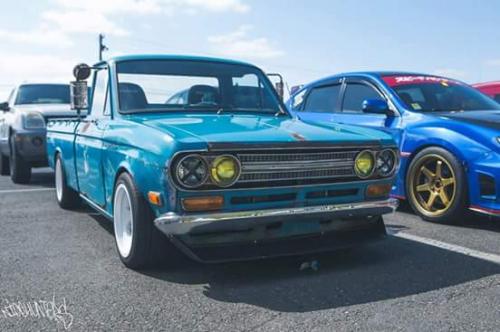 Photo of a 1968 Datsun Truck in Turquoise (paint color code 562)