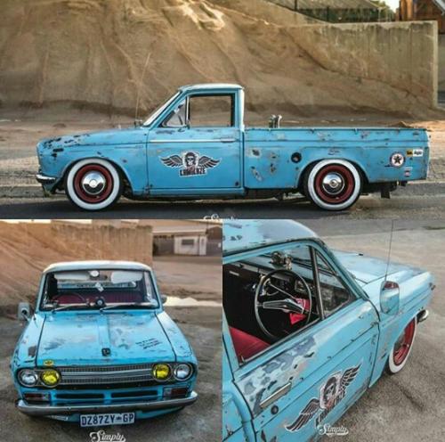 Photo of a 1968 Datsun Truck in Turquoise (paint color code 562)