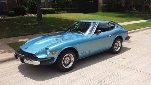 Photo of a 1974 Datsun Z in Blue Metallic (paint color code 307
