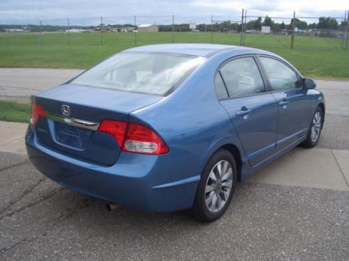 Painted Front Bumper Cover For 2006-2008 Honda Civic Sedan - Atomic Blue Metallic (B537M)