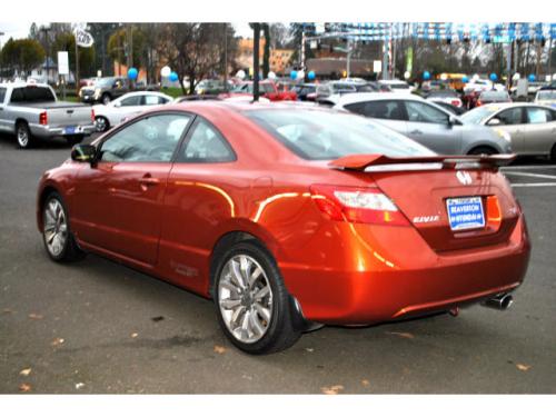 Photo of a 2009-2010 Honda Civic in Redline Orange Pearl (paint color code YR577P)