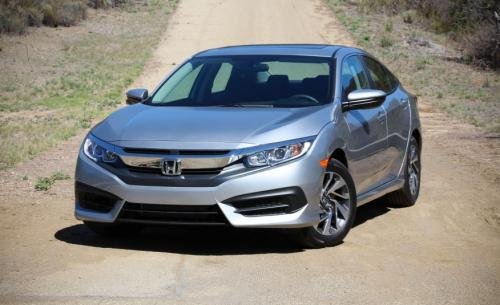 Photo of a 2017 Honda Civic in Lunar Silver Metallic (paint color code NH830M