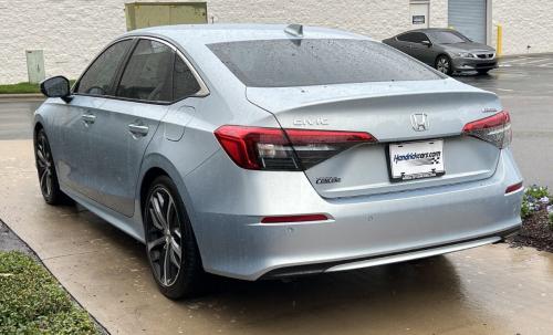 Photo of a 2022-2024 Honda Civic in Morning Mist Metallic (paint color code B643M)