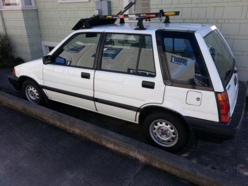 Photo of a 1986 Honda Civic in Greek White (paint color code NH82