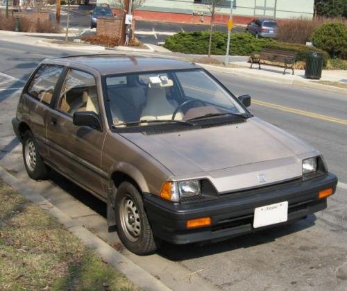 Photo of a 1985 Honda Civic in Champagne Beige Metallic (paint color code YR60M)