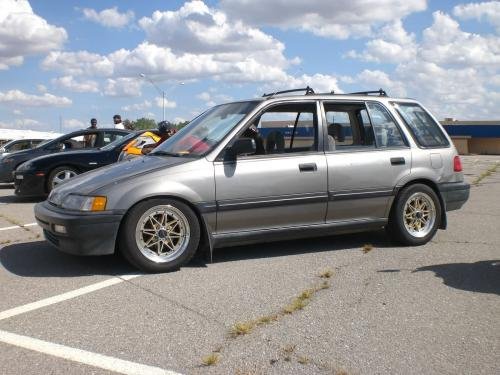 Photo of a 1989-1990 Honda Civic in Asturias Gray Metallic (paint color code NH502M)