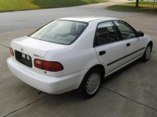 Photo of a 1992-1995 Honda Civic in Frost White (paint color code NH538