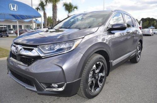 Photo of a 2017-2018 Honda CR-V in Modern Steel Metallic (paint color code NH797M