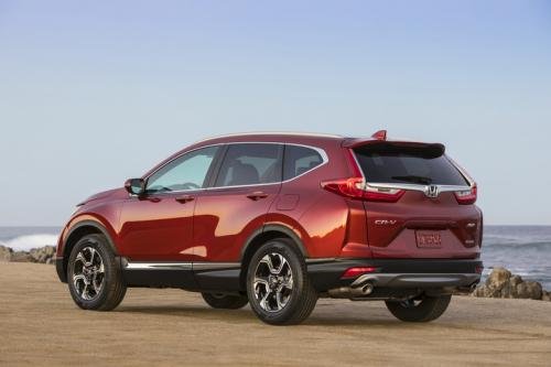 Photo of a 2019 Honda CR-V in Molten Lava Pearl (paint color code R539P)