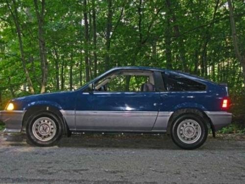 Photo of a 1984-1985 Honda CRX in Baltic Blue (paint color code B32)