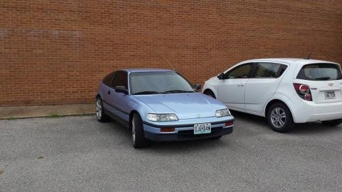 Photo of a 1988 Honda CRX in Superior Blue Metallic (paint color code B47M)
